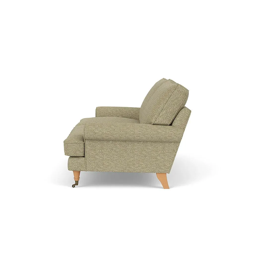 3-Seater Sofa - Apple, Herringbone Weave