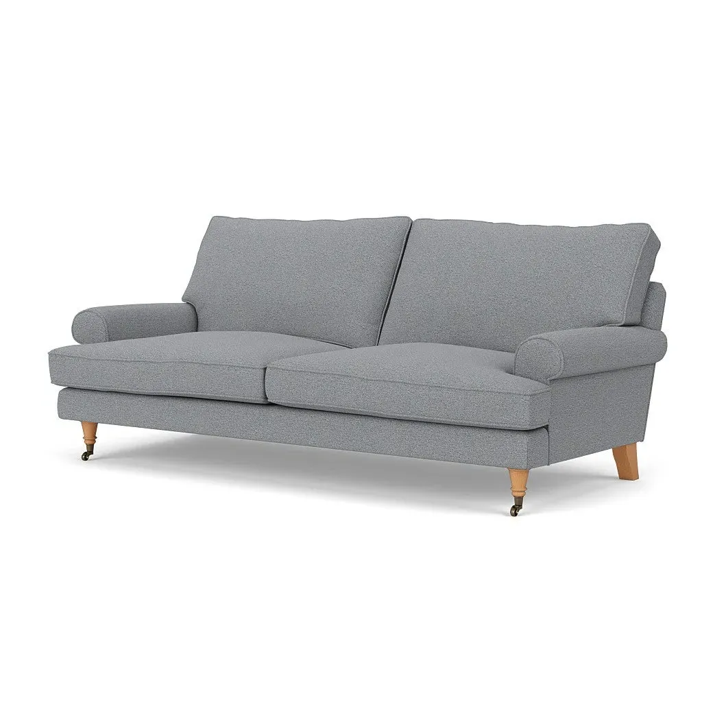 3-Seater Sofa - Blue Marl, House Weave