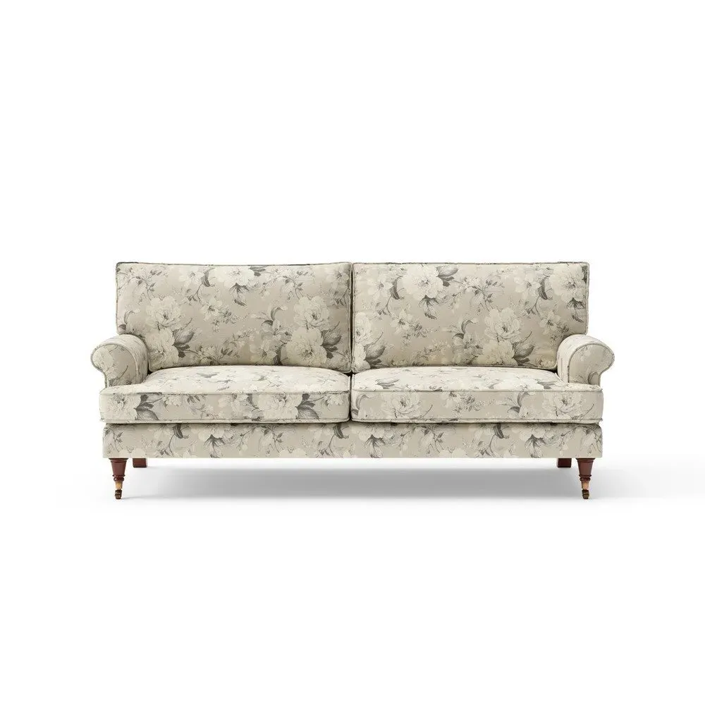 3-Seater Sofa - Clay, Broadway Floral