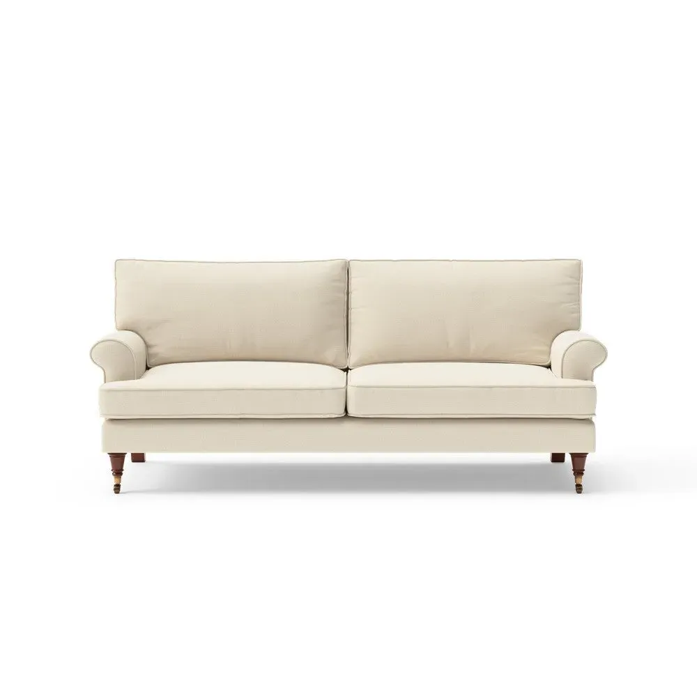 3-Seater Sofa - Cream, House Weave