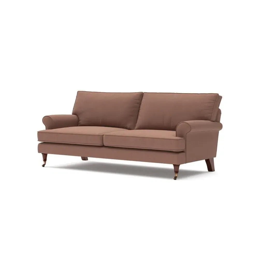 3-Seater Sofa - Dusky Blush, House Linen Mix