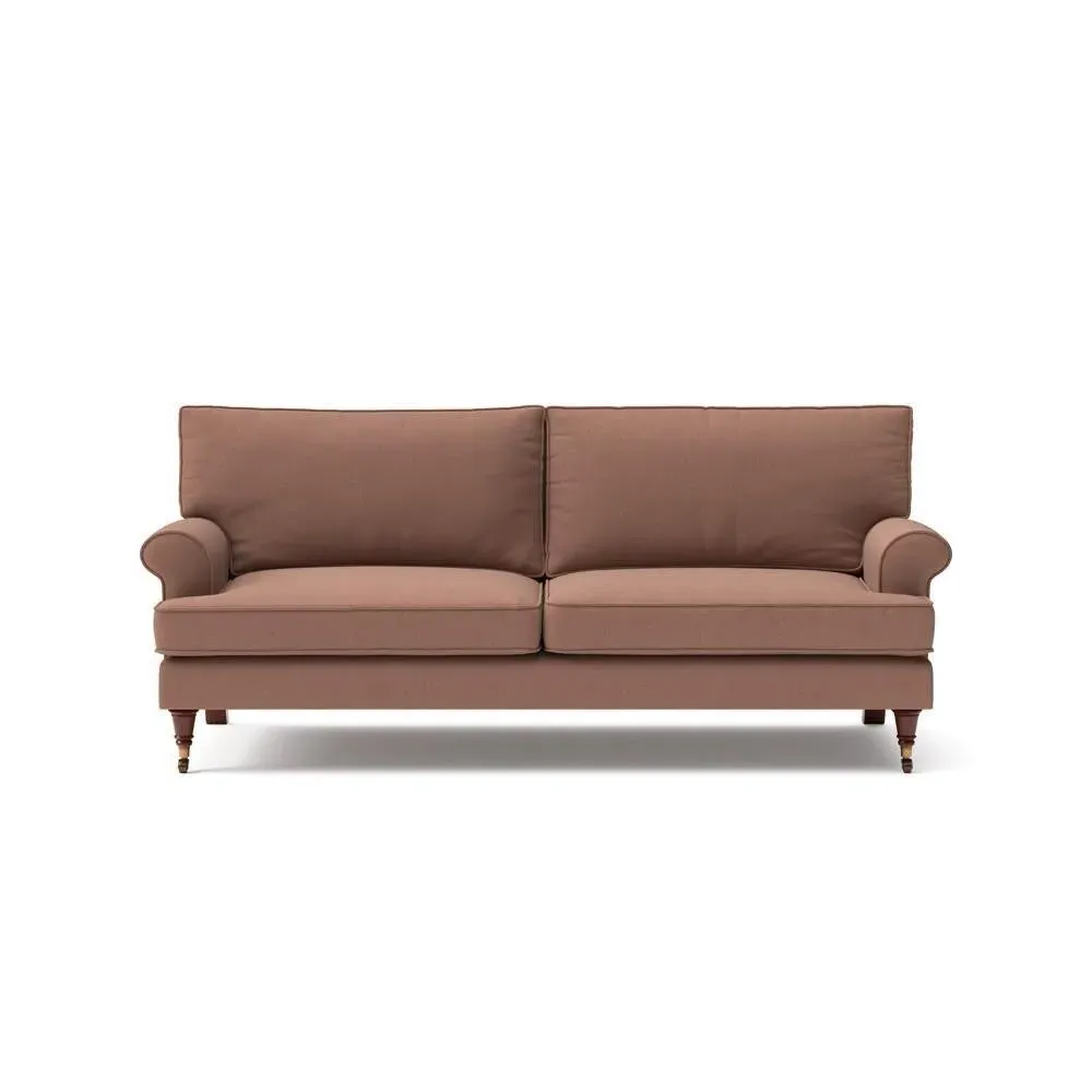 3-Seater Sofa - Dusky Blush, House Linen Mix