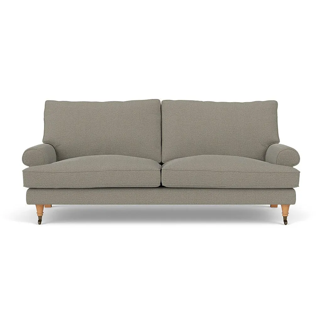 3-Seater Sofa - Flax, Rustic Weave
