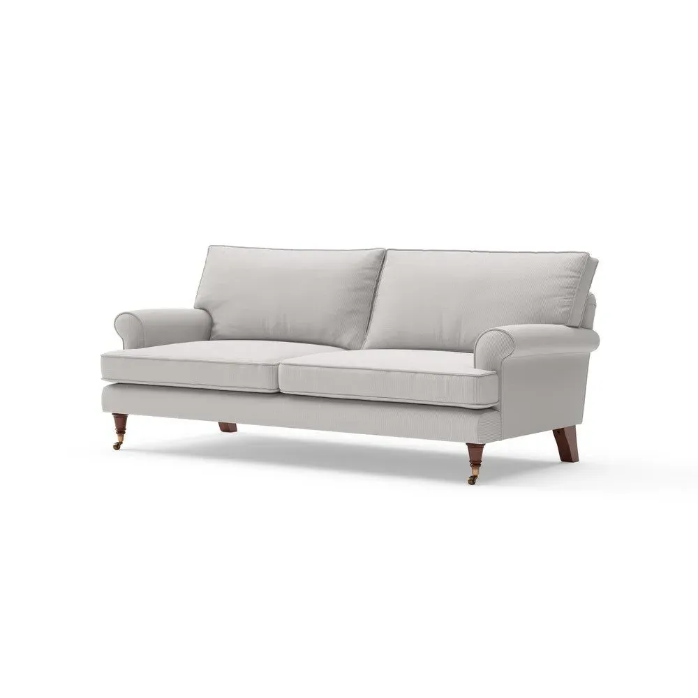 3-Seater Sofa - Grey, Broadway Stripe