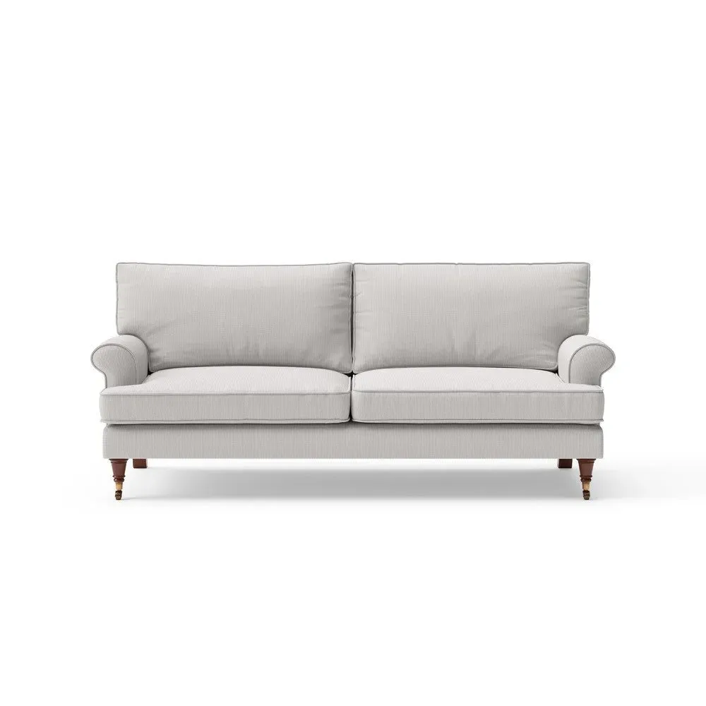 3-Seater Sofa - Grey, Broadway Stripe