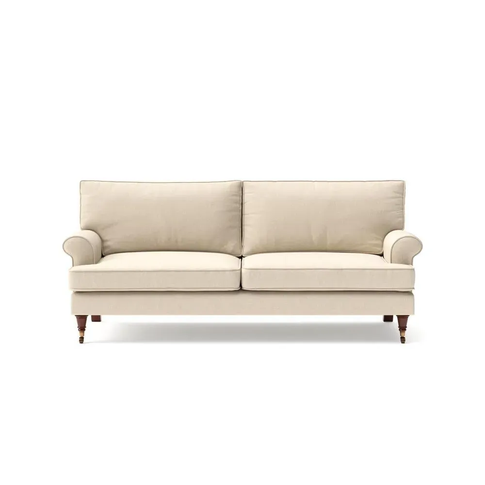 3-Seater Sofa - Lily White, House Linen Mix
