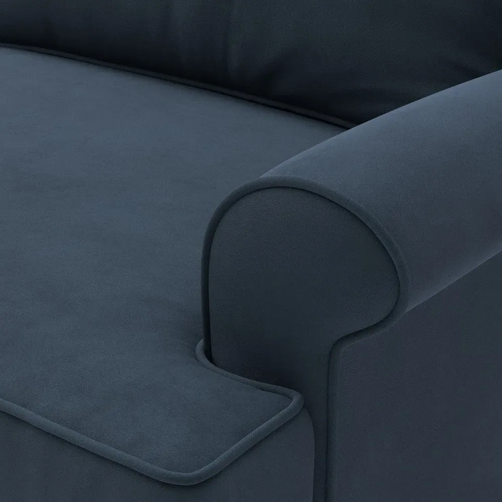 3-Seater Sofa - Night Sky, Matt Velvet