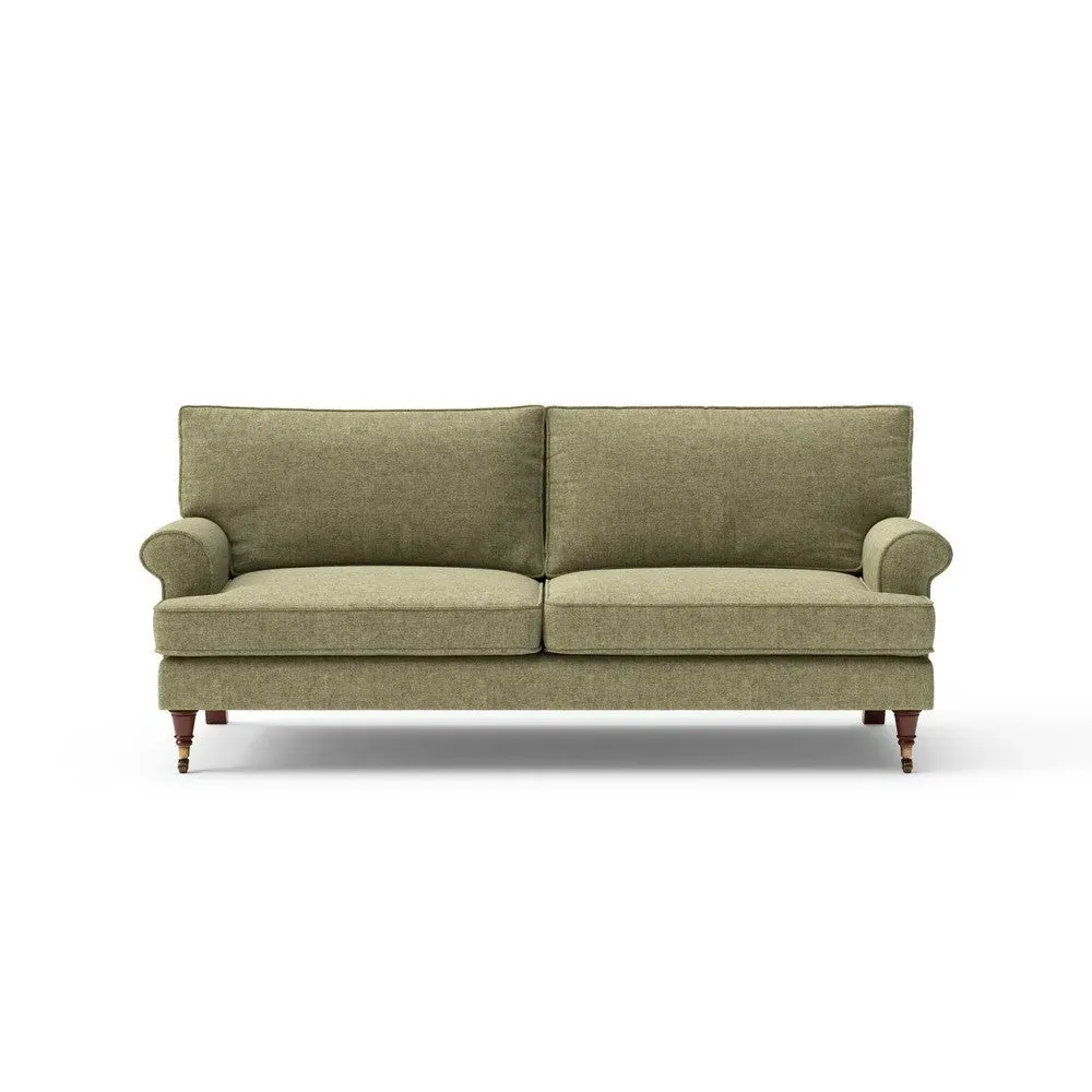 3-Seater Sofa - Sage Green, Aquaclean Oxford