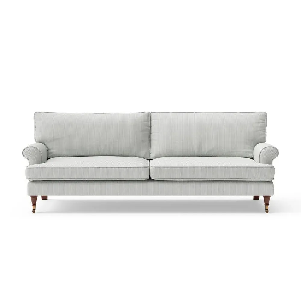 4-Seater Sofa - Duck Egg, Broadway Stripe