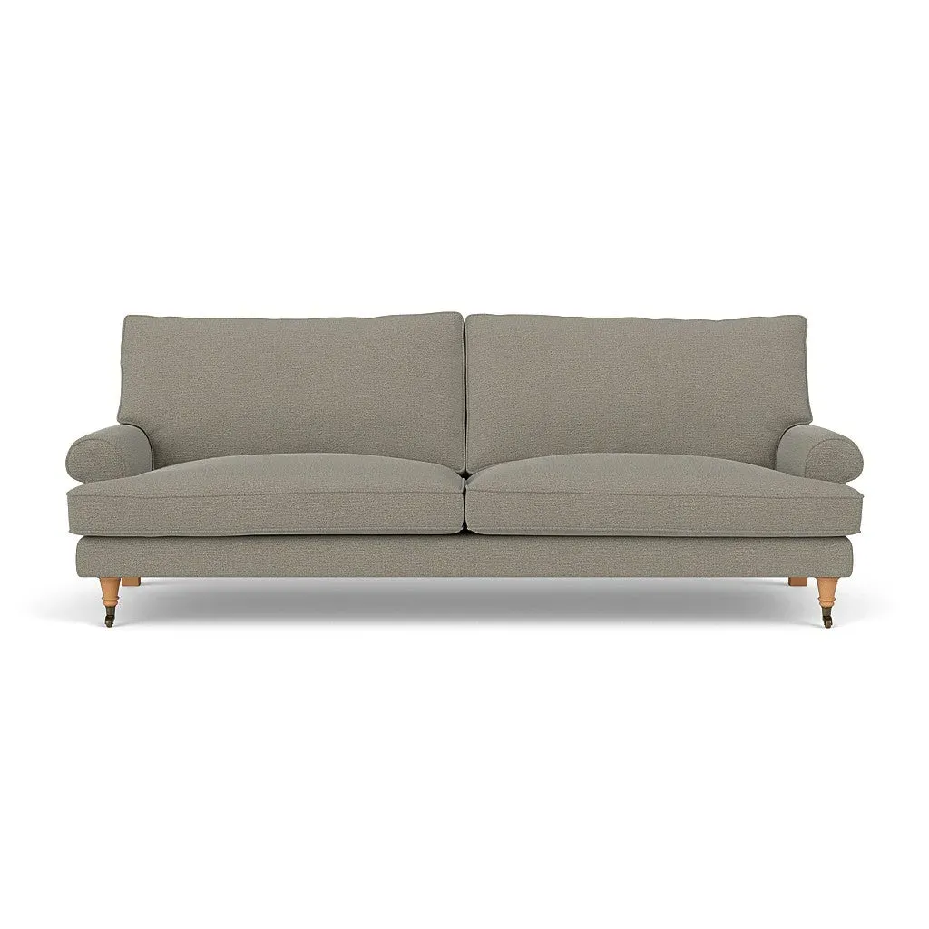 4-Seater Sofa - Flax, Rustic Weave