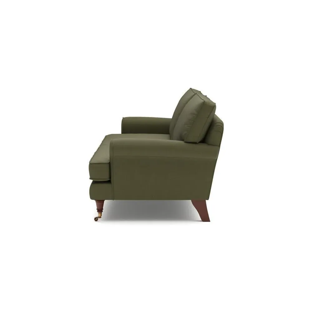 4-Seater Sofa - Forest Green, House Linen Mix
