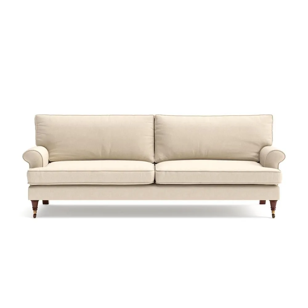 4-Seater Sofa - Lily White, House Linen Mix