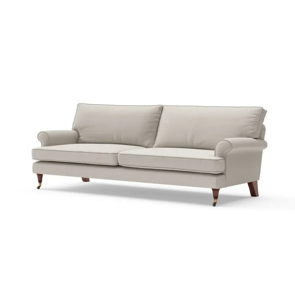 4-Seater Sofa - Natural, Broadway Stripe