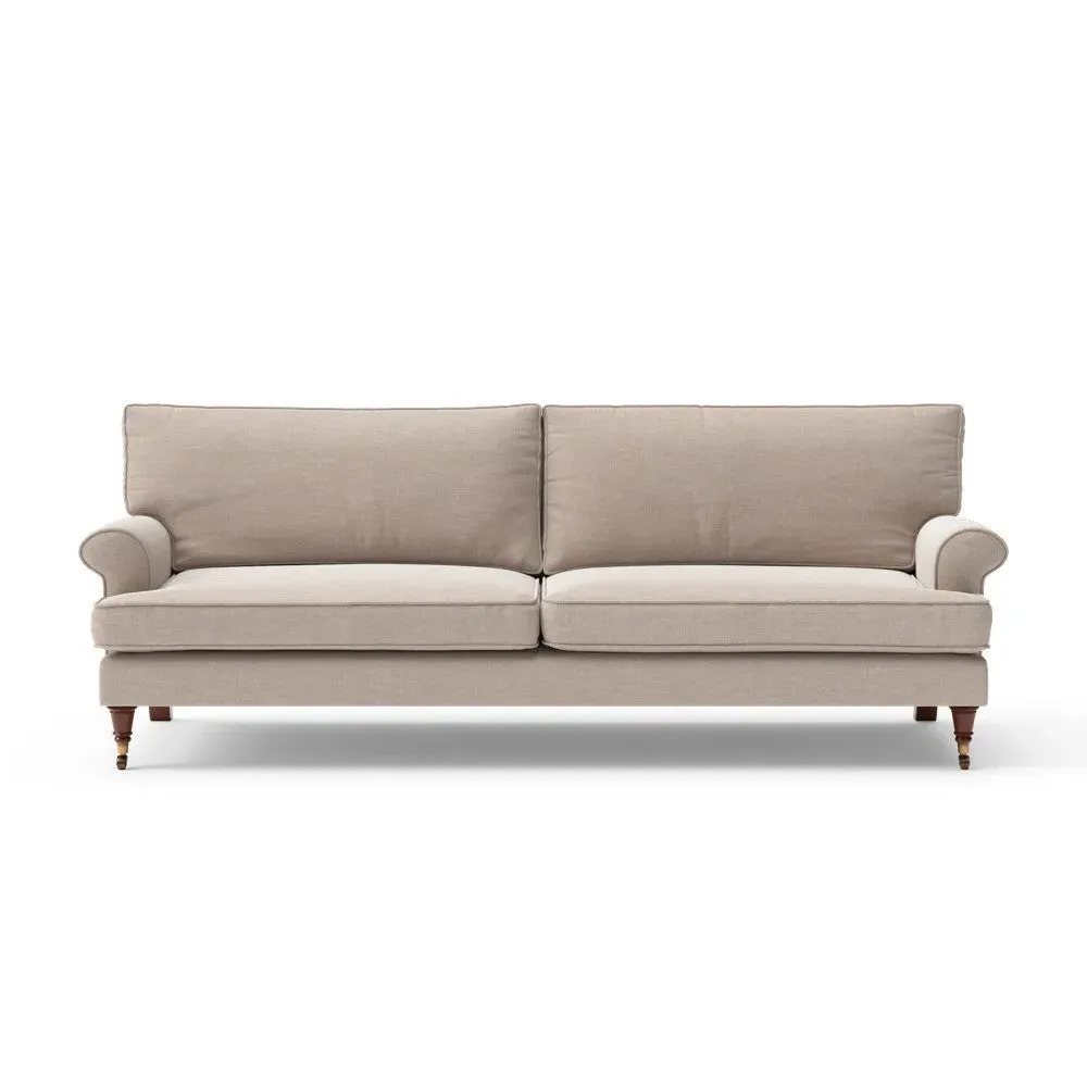 4 Seater Sofa - Natural, Eco Chenille image
