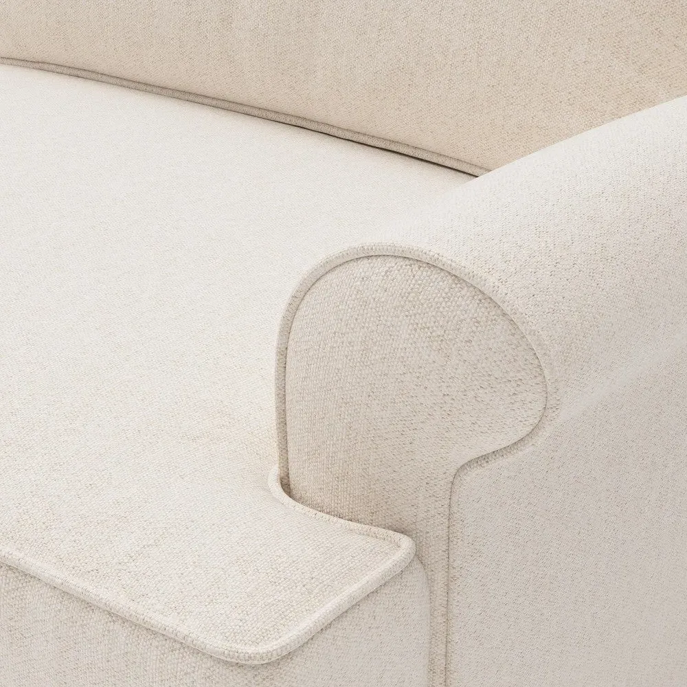 4-Seater Sofa - Natural, Rustic Weave