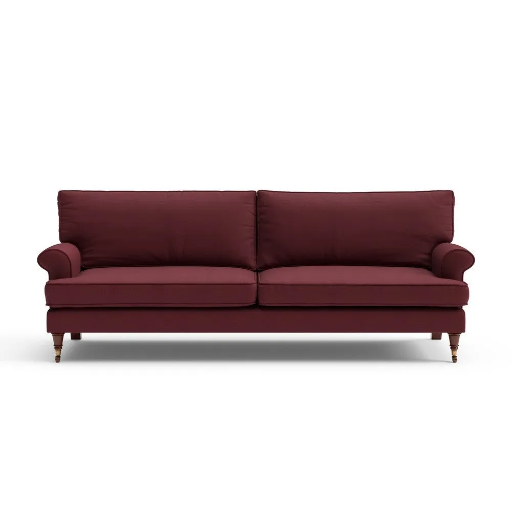 4-Seater Sofa - Rosehip, Linen Mix image