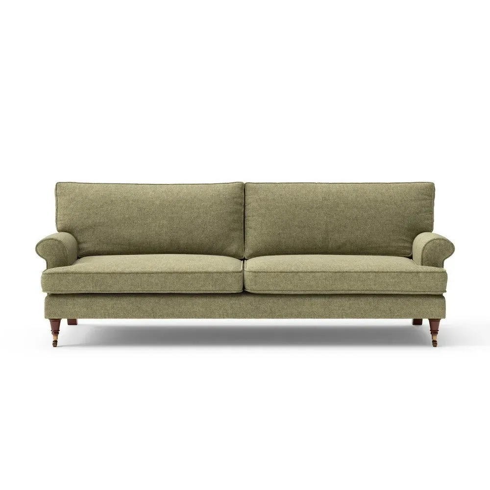 4-Seater Sofa - Sage Green, Aquaclean Oxford