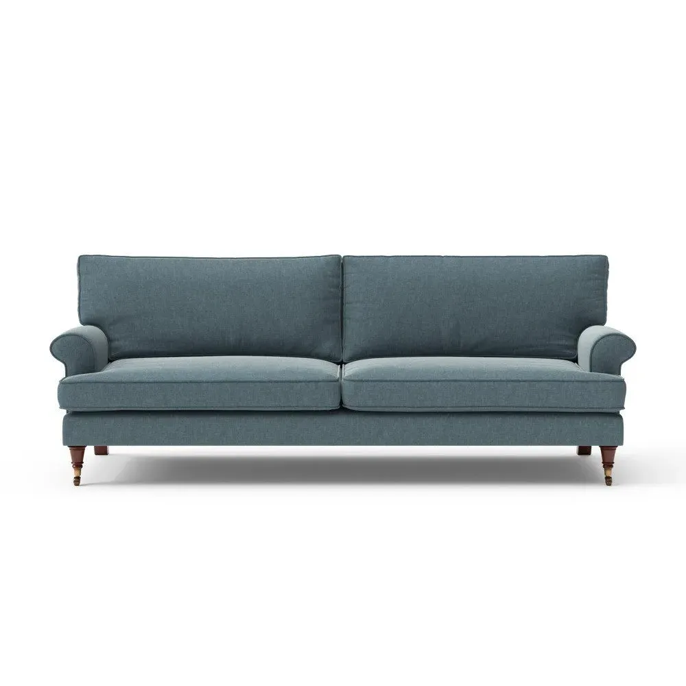 4-Seater Sofa - Teal, Eco Chenille