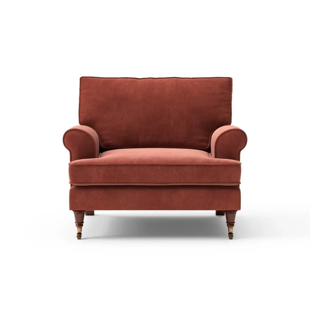 Armchair - Brick, Matt Velvet image