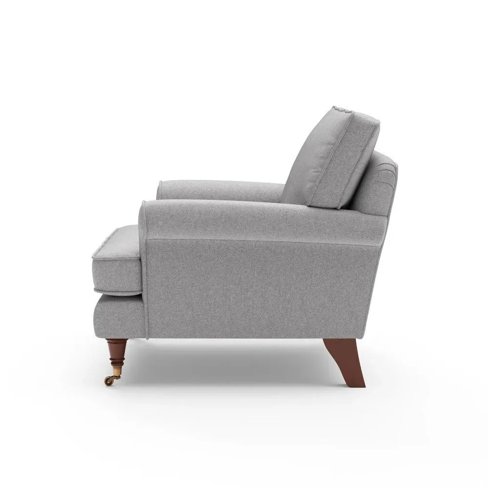 Armchair - Grey, Rustic Weave