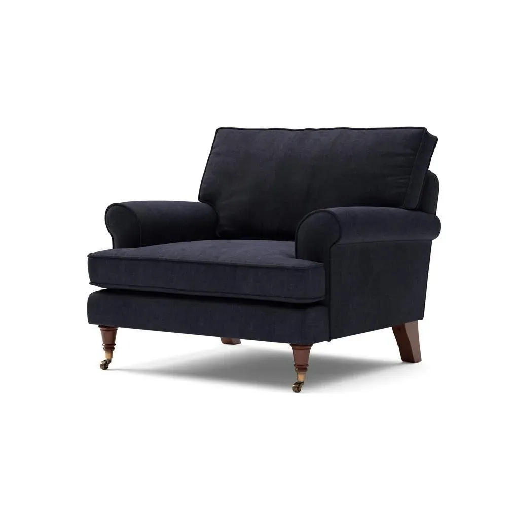 Armchair - Ink, Eco Chenille