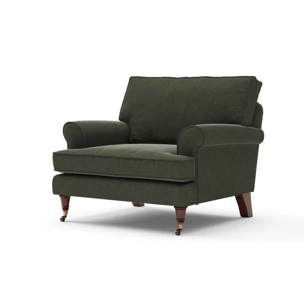 Armchair - Moss, Eco Chenille