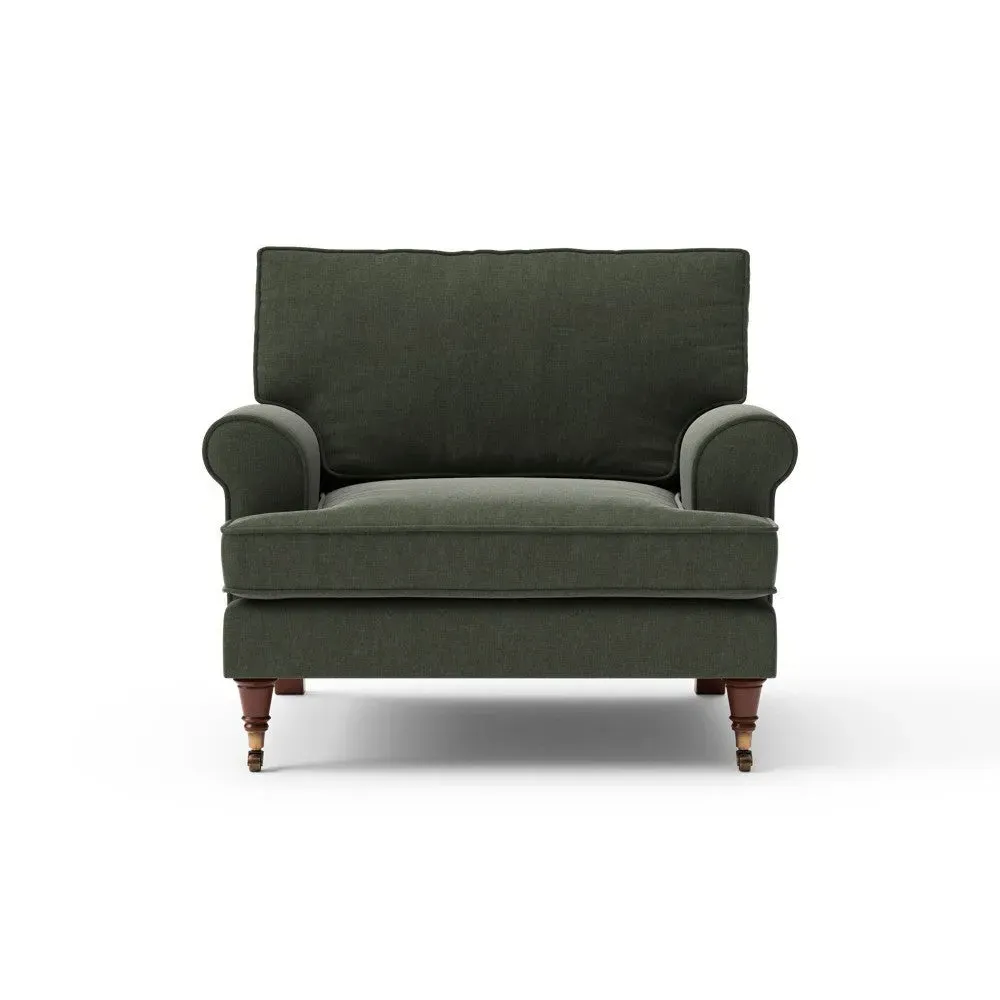 Armchair - Moss, Eco Chenille