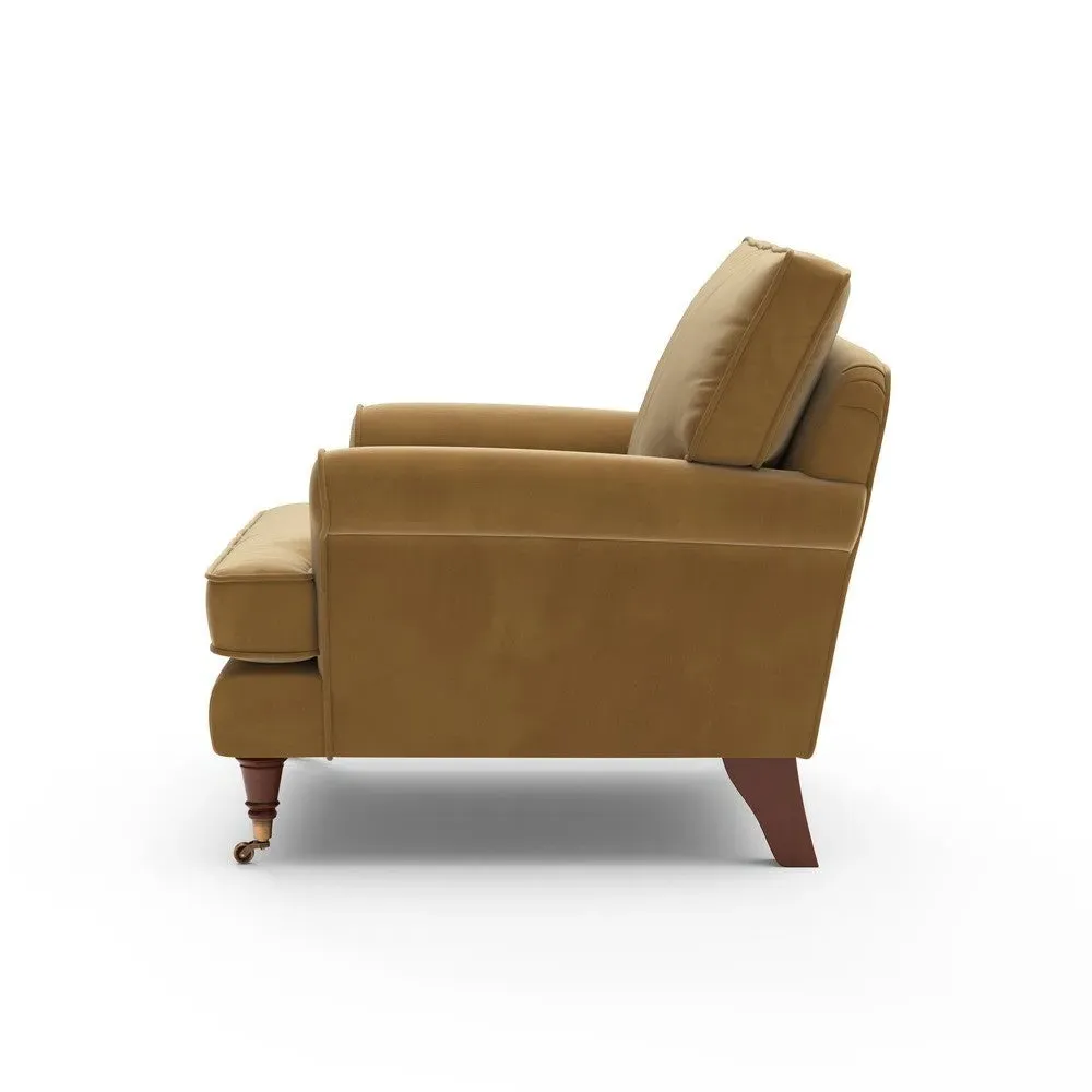 Armchair - Mustard, Matt Velvet