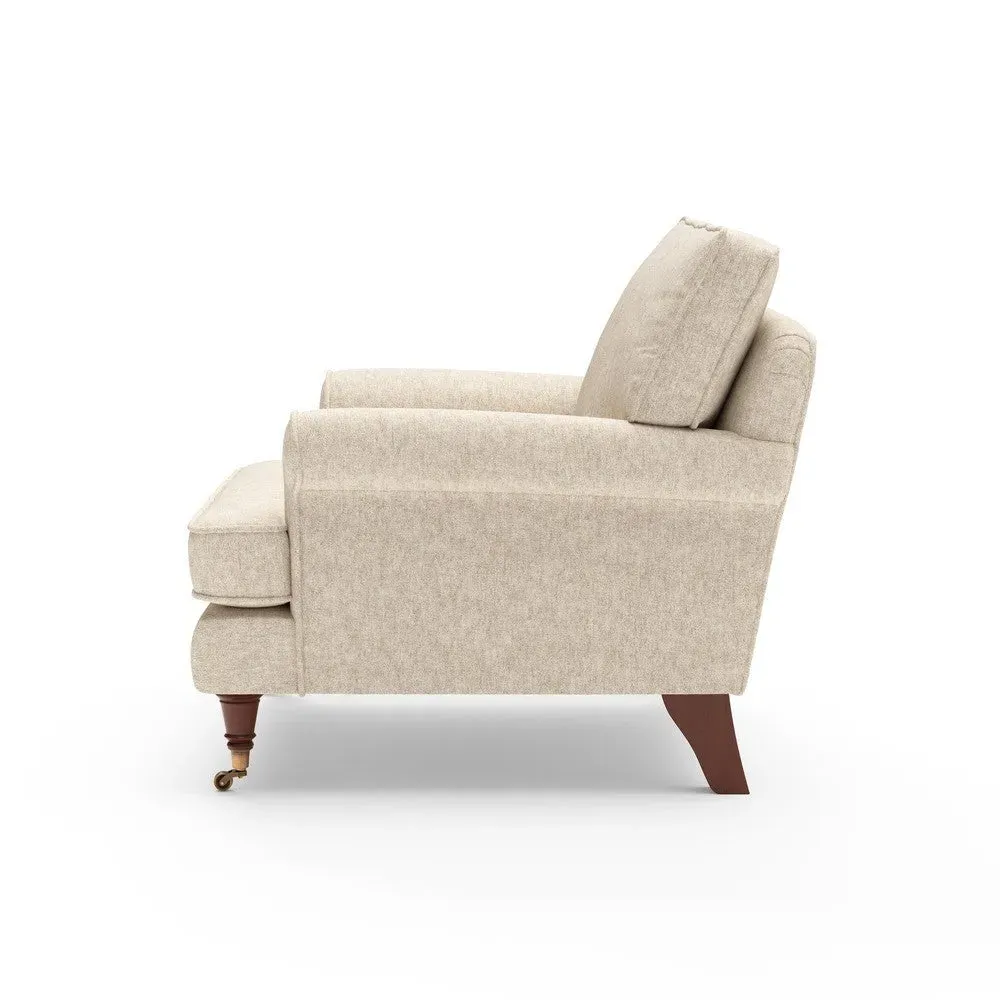 Armchair - Natural, Aquaclean Oxford