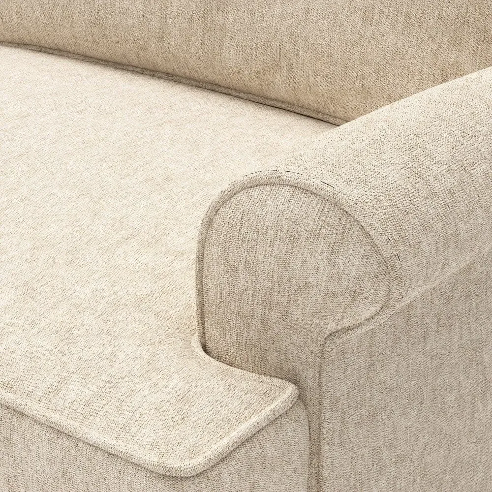 Armchair - Natural, Aquaclean Oxford