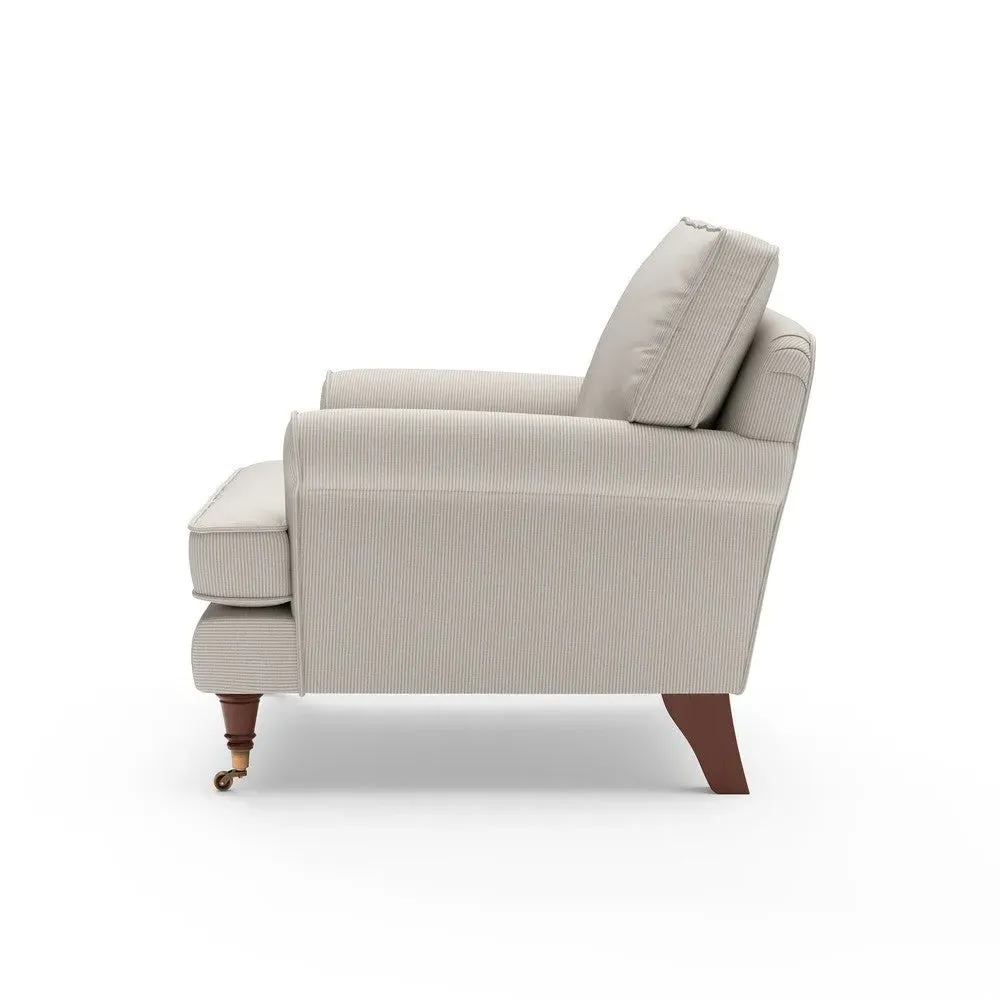 Armchair - Natural, Broadway Stripe