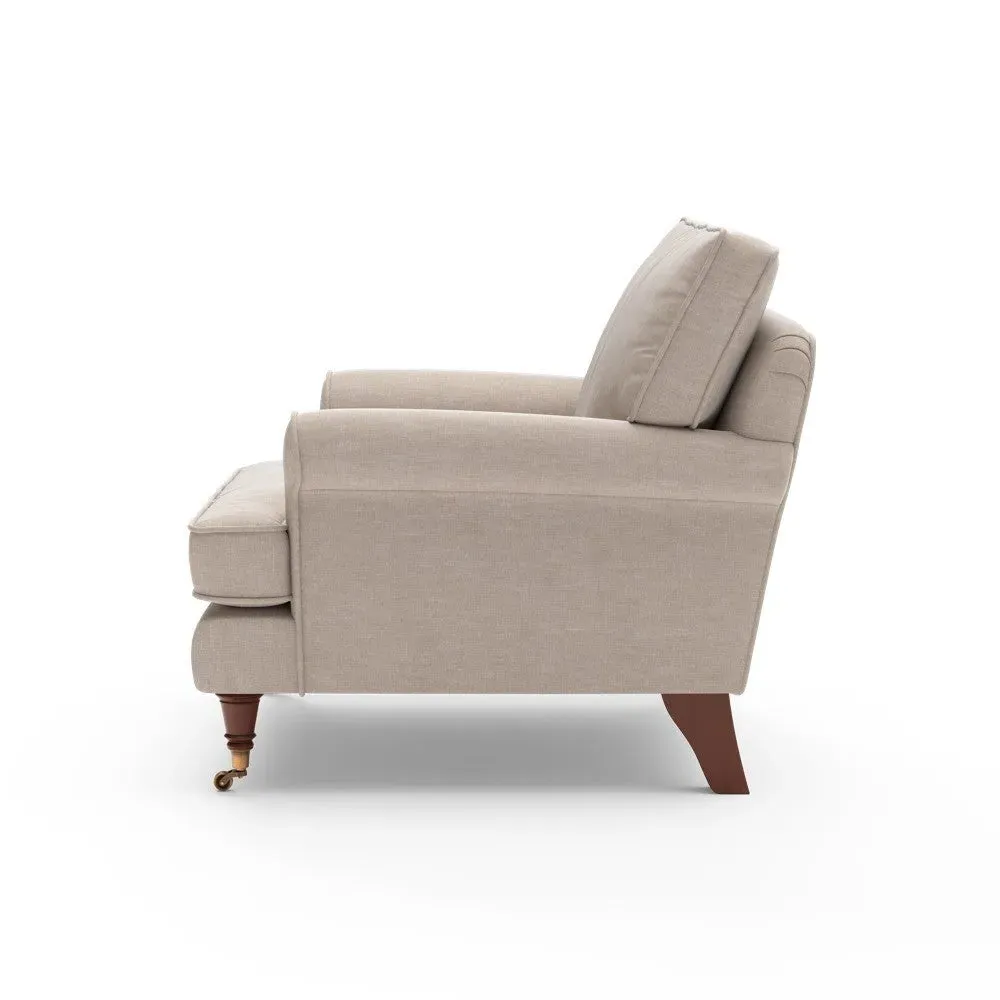 Armchair - Natural, Eco Chenille