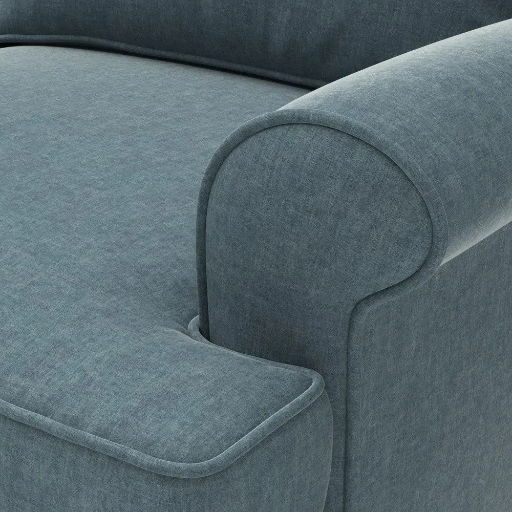 Armchair - Teal, Eco Chenille