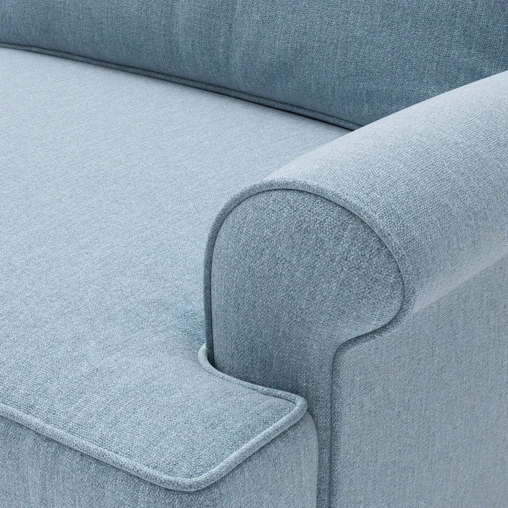 Armchair - Teal, Rustic Weave