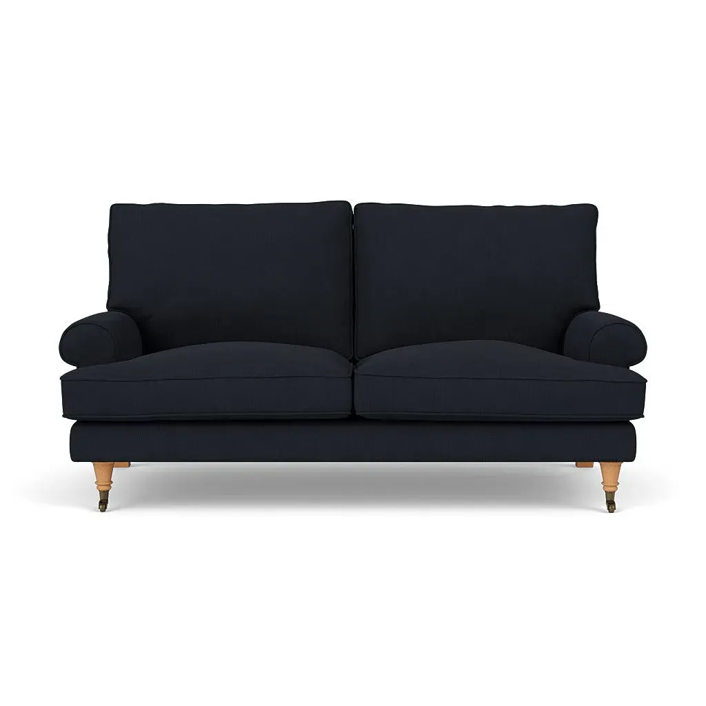 Large 2-Seater Sofa - Ink, House Linen Mix by The Cotswold Company, image 2