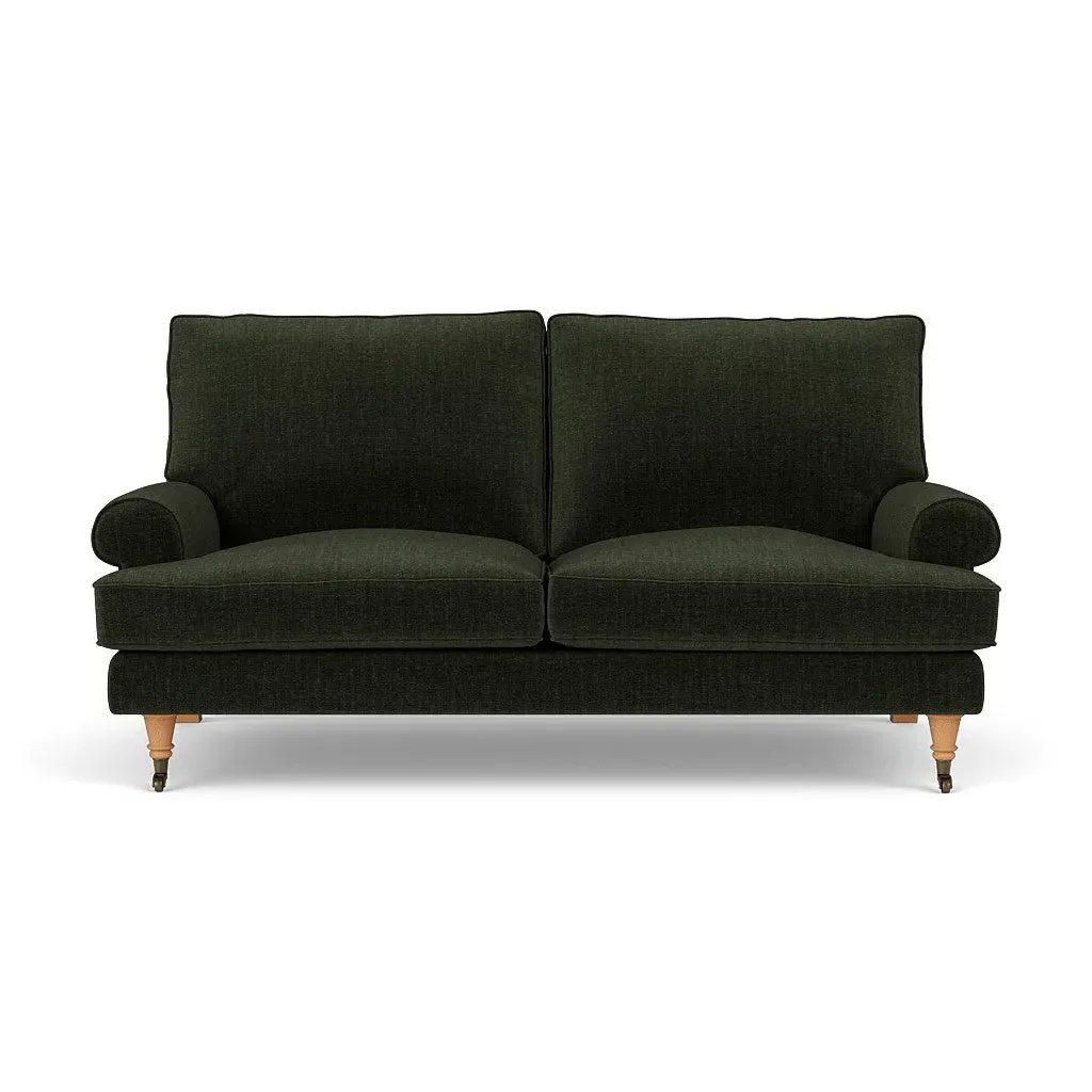 Large 2-Seater Sofa - Moss, Eco Chenille by The Cotswold Company, image 2