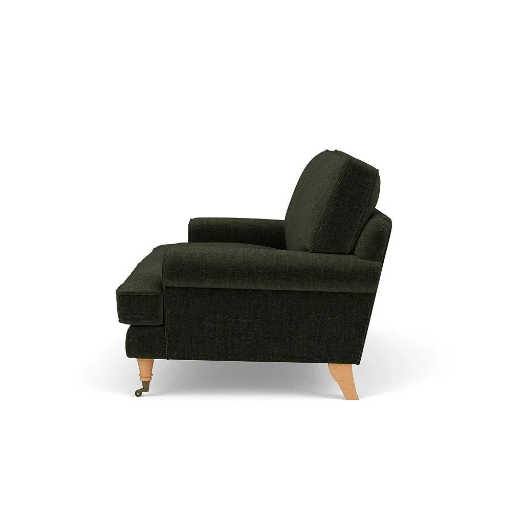 Large 2-Seater Sofa - Moss, Eco Chenille by The Cotswold Company, image 3