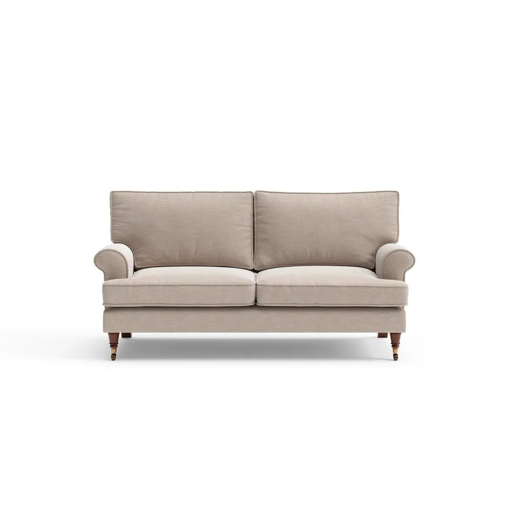 Large 2-Seater Sofa - Natural, Eco Chenille