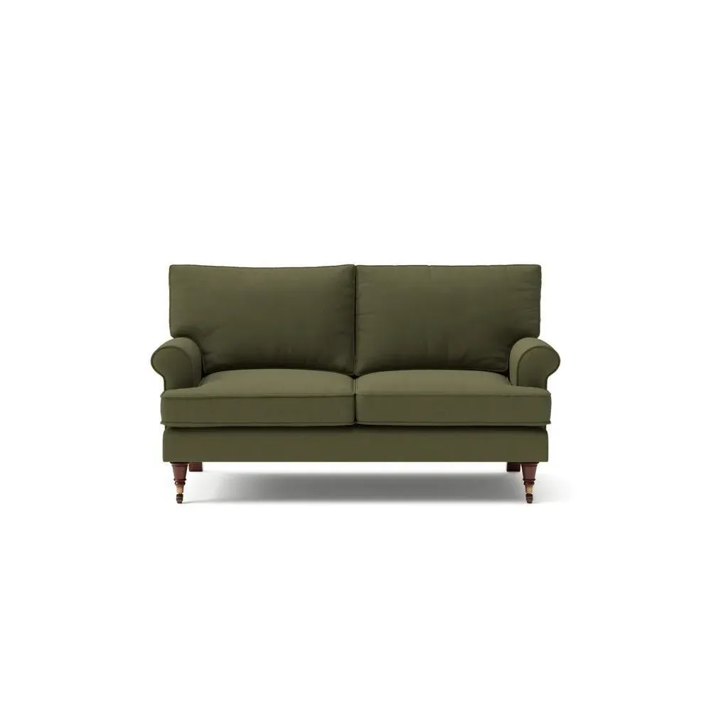 Stewart 2-Seater Sofa - Forest Green, House Linen Mix image
