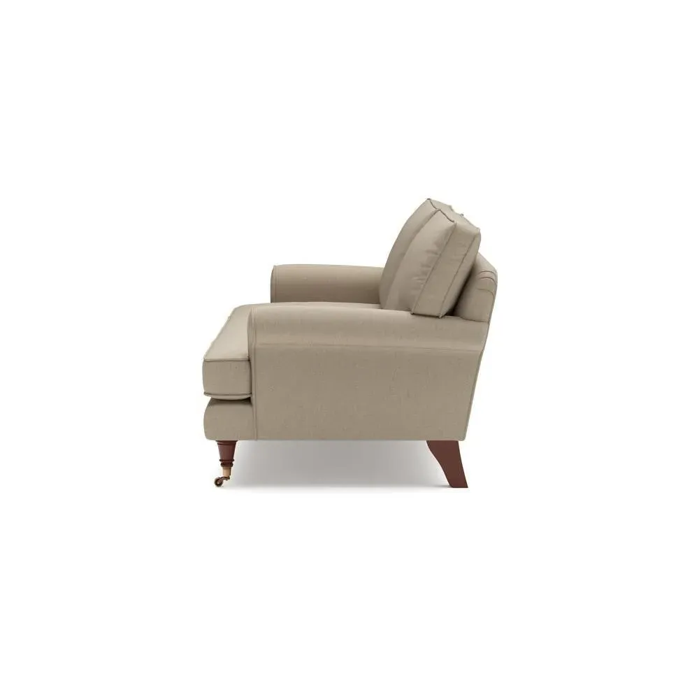 Stewart 3-Seater Sofa - Natural, House Linen Mix