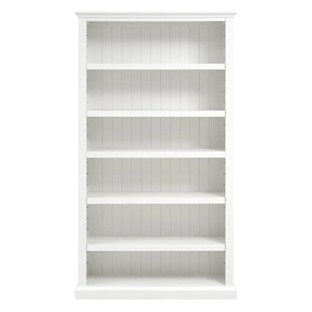 Large Bookcase with Adjustable Shelves - Warm White