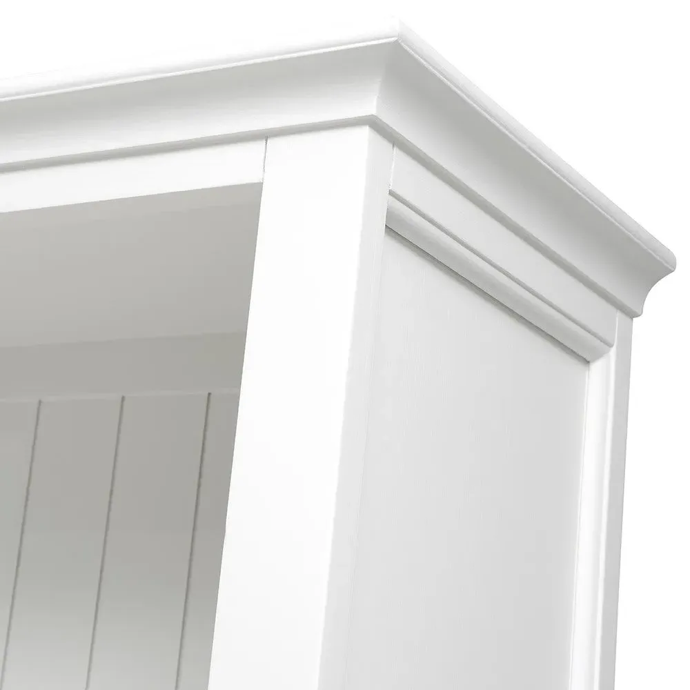 Large Bookcase with Adjustable Shelves - Warm White