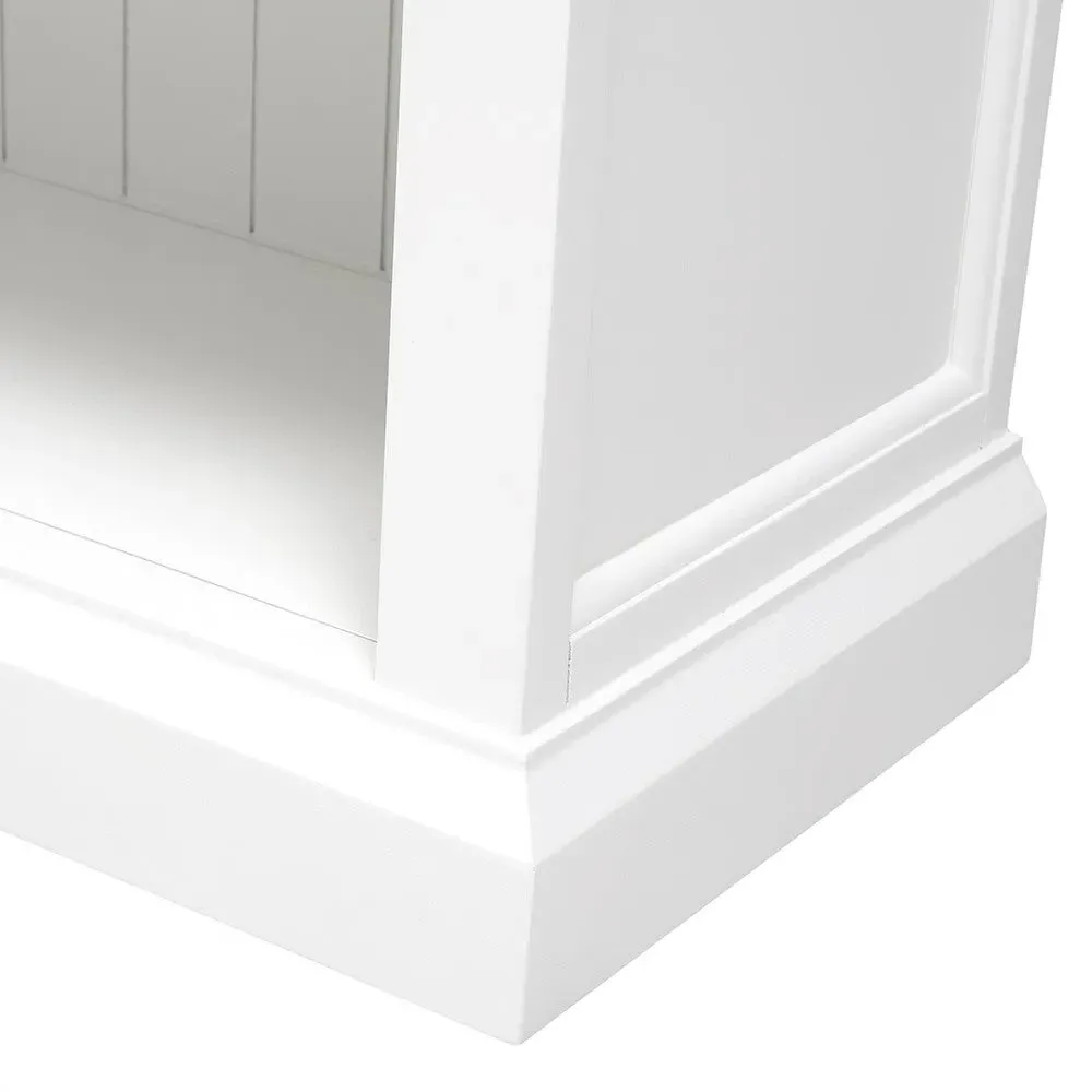 Large Bookcase with Adjustable Shelves - Warm White