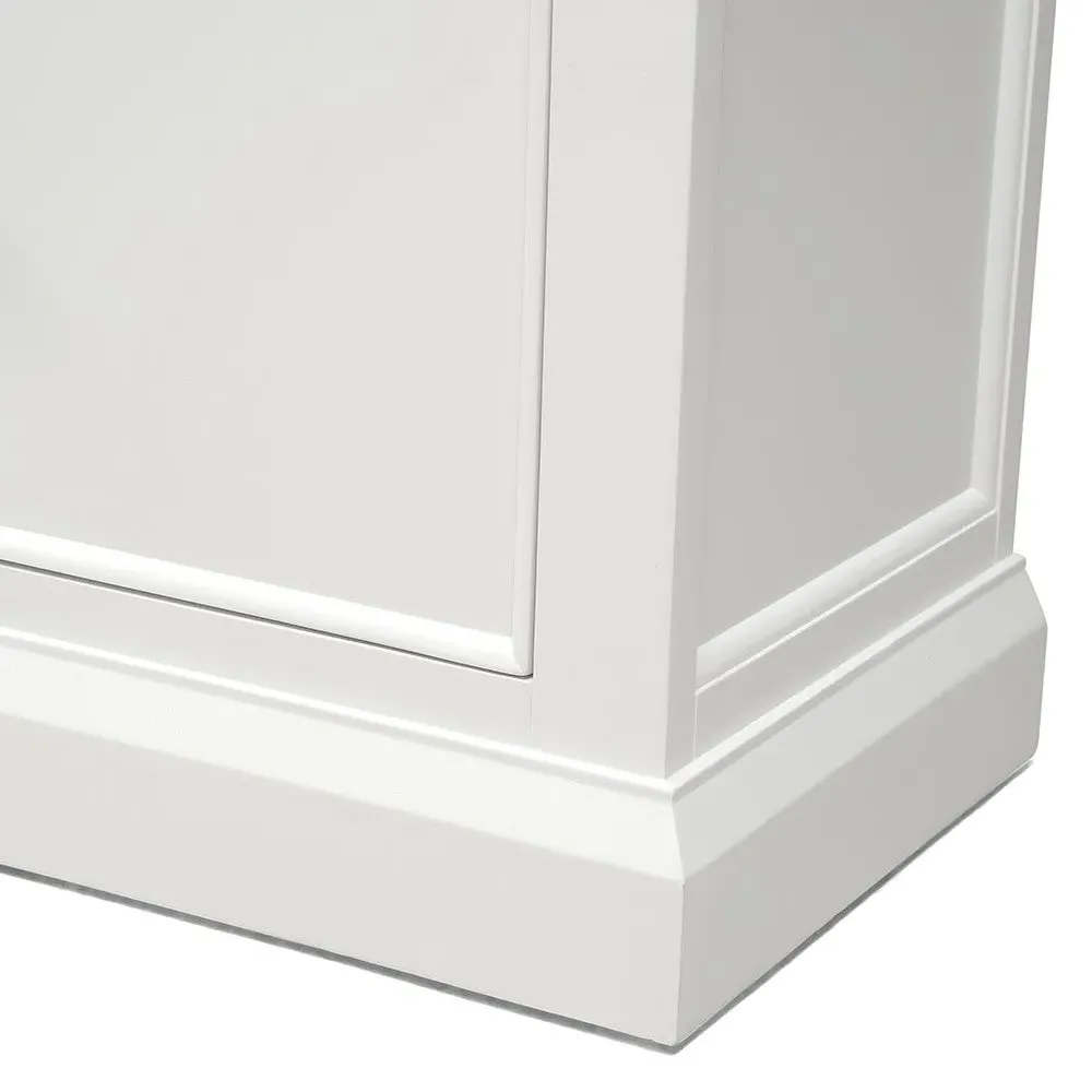 Large Bookcase with Drawers - Warm White