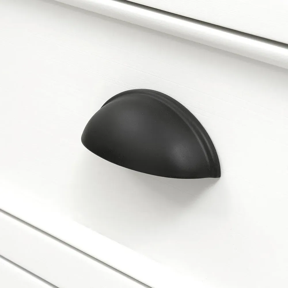 Medium Bookcase with Sliding Doors - Warm White