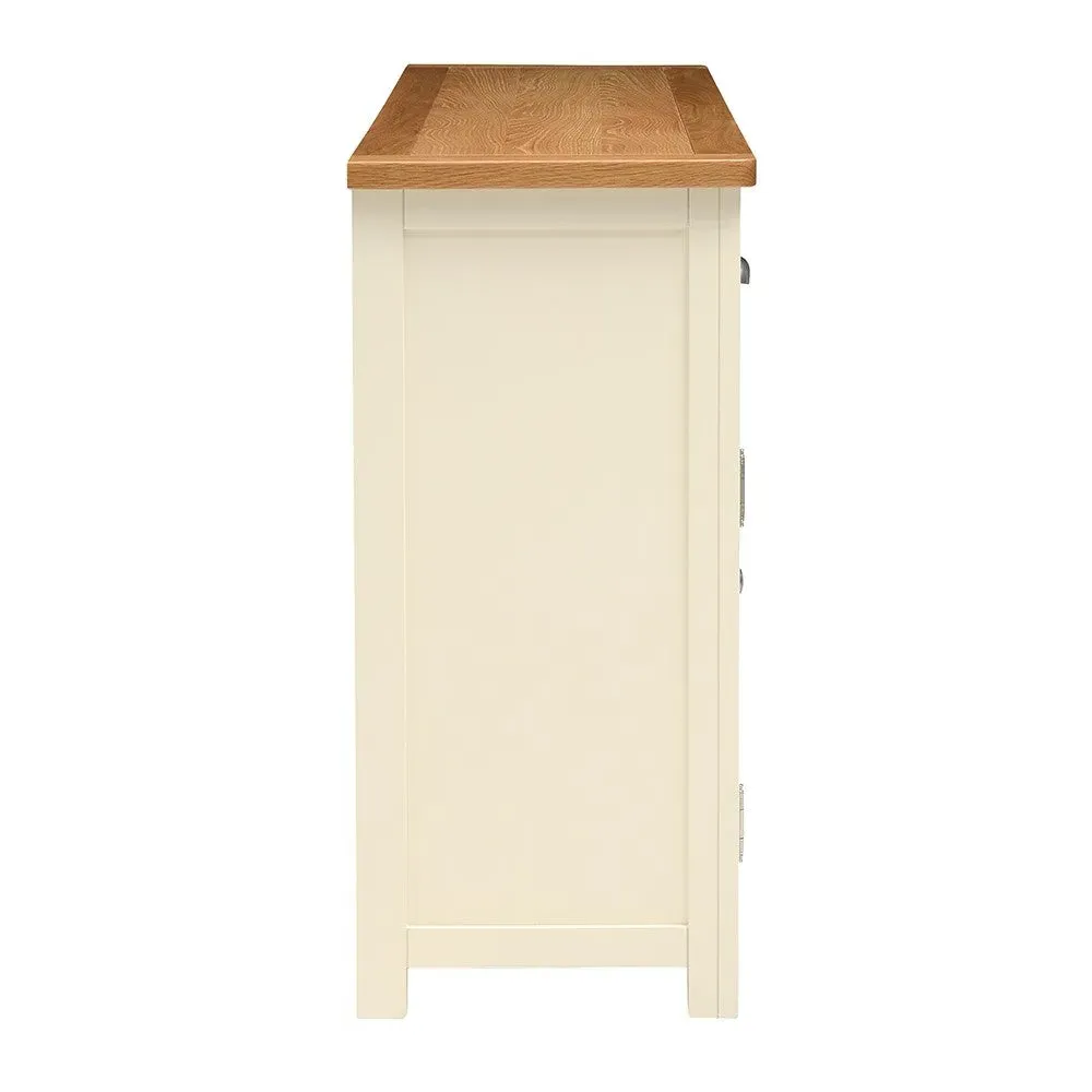 Sussex Cotswold Large Sideboard - Cream, Oak