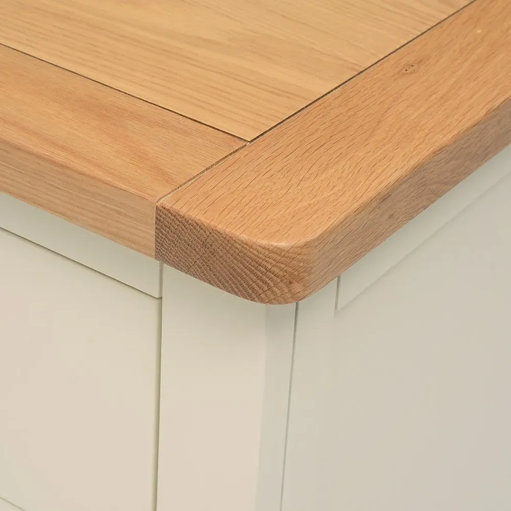 Sussex Cotswold Large Sideboard - Cream, Oak