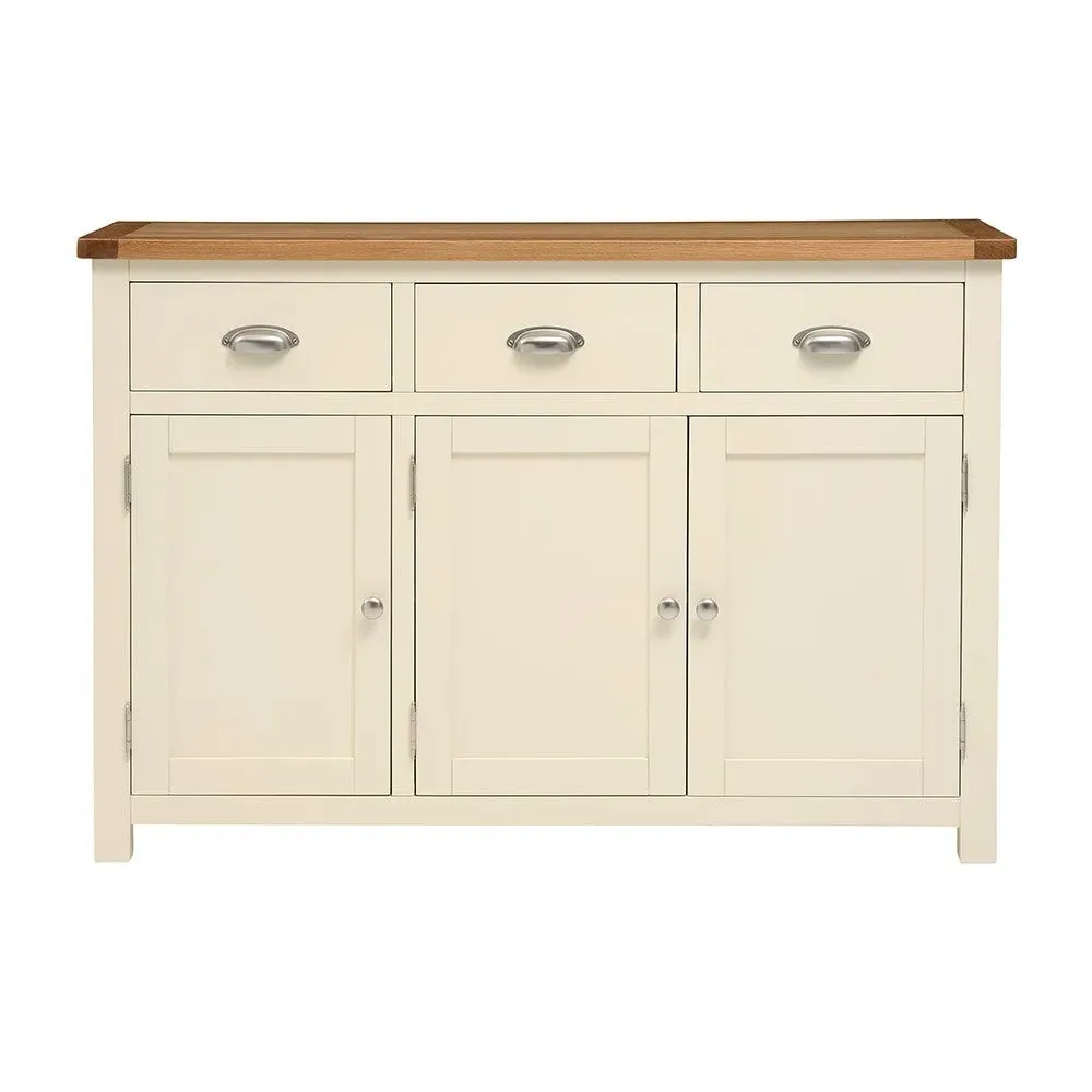 Sussex Cotswold Large Sideboard - Cream, Oak image
