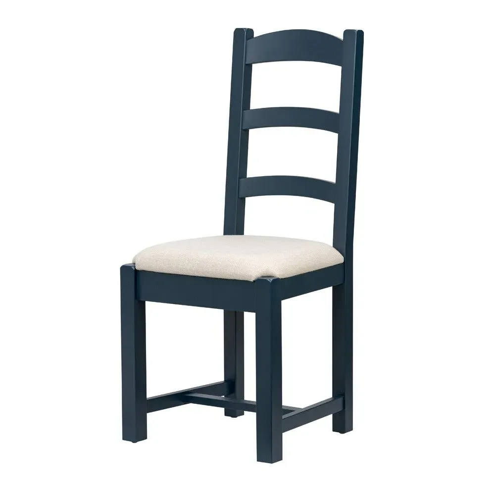 Ladderback Dining Chair - Midnight Blue
