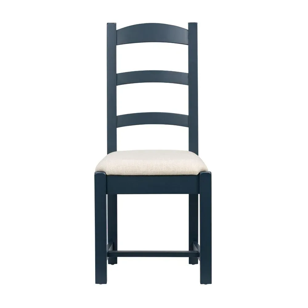 Ladderback Dining Chair - Midnight Blue